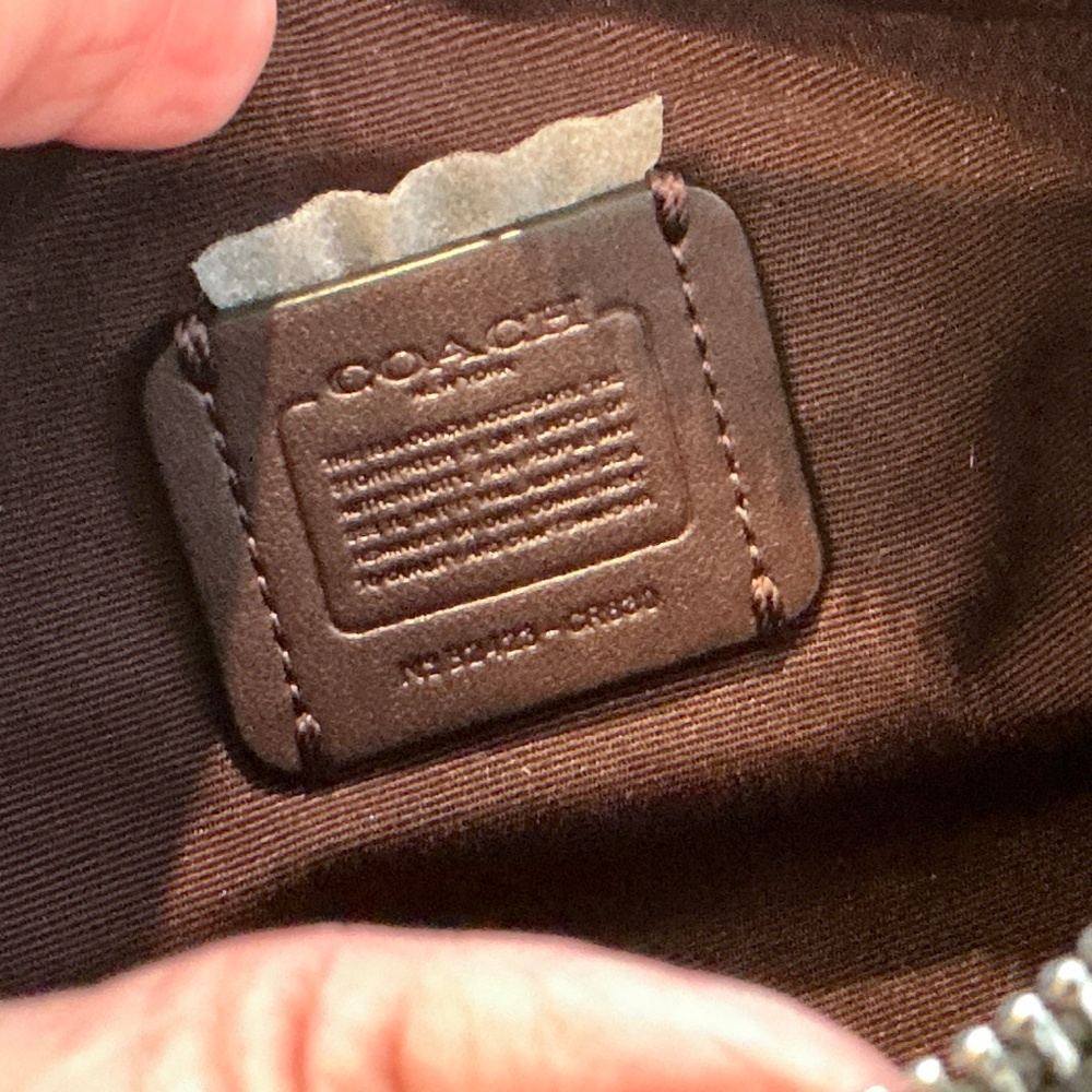 NWT COACH Nolita Smooth Black Leather Barrel Bag/Silver Hardware - Picture 8 of 10